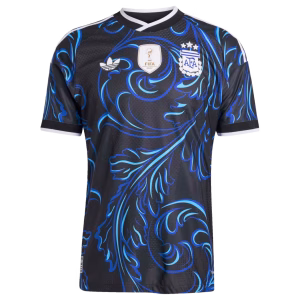 Camiseta auténtica de visitante de la selección argentina adidas 2026 - Negra