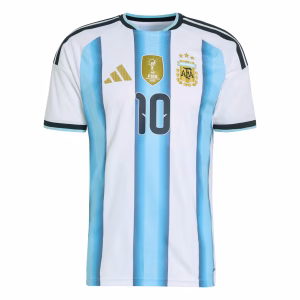 Camiseta auténtica de local de Lionel Messi para la selección argentina, adidas 2026 - Blanca