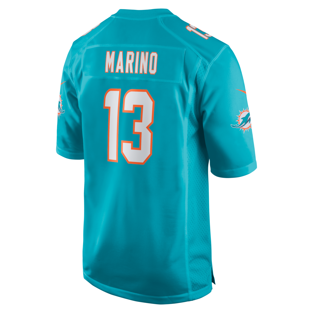 Camiseta de jugador retirado Nike Game de Dan Marino Miami Dolphins - Aguamarina: imagen 2